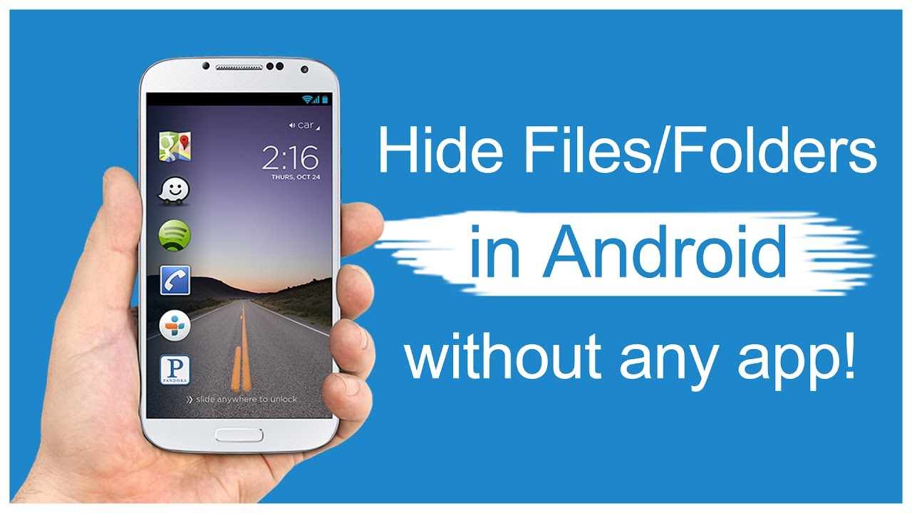 How to hide files in Android phones…. using this tricks….. without using any apps…. try it….!!!